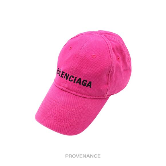 ? Balenciaga Embroidered Logo Cap - Washed Pink main image 7